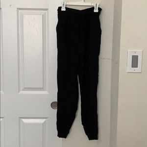 Black joggers
